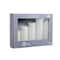 6 Pack: White 5 Piece LED Wax Pillar Candle Set by Ashland®